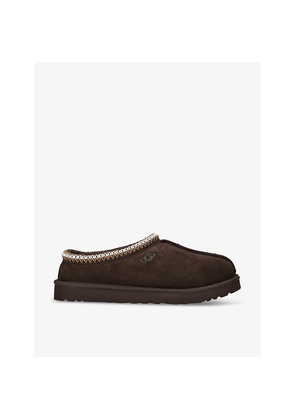 Mens UGG Tasman Braided-Trim Suede Slippers