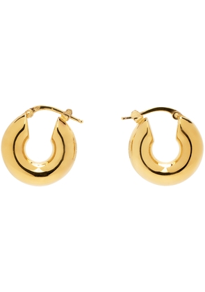 Jil Sander Gold Hoop Earrings