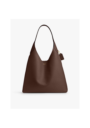 Womens Coach Brooklyn Branded Leather Shoulder Bag