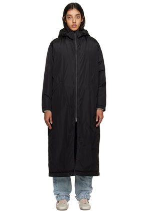 Golden Goose Black Long Hooded Jacket