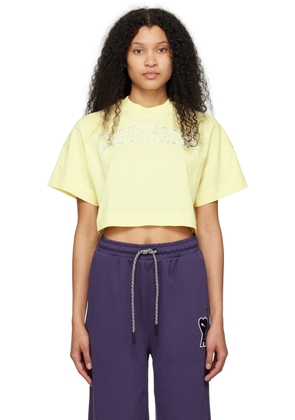 AMI Paris SSENSE Exclusive Yellow 'Caur Sacré' T-Shirt