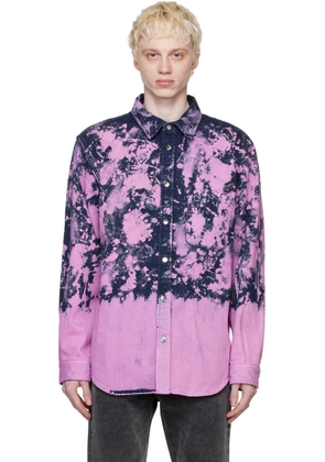 DARKPARK Blue & Pink Victor Denim Jacket