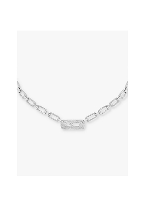 Messika Move Link Pavé 18ct Rose-Gold and 2.55ct Diamond Necklace