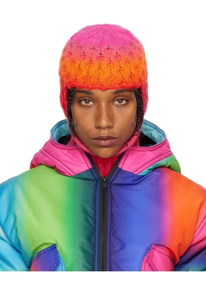 AGR Orange & Pink Tie-Dye Balaclava