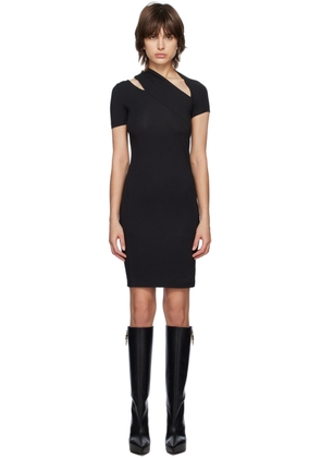 Helmut Lang Black Slash Tee Midi Dress