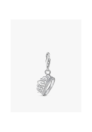 Womens Thomas Sabo Charm Club Crown Sterling-Silver Charm