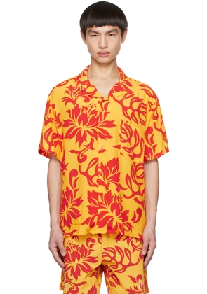 ERL Yellow Printed Shirt