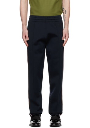 Burberry Navy Stripe Sweatpants