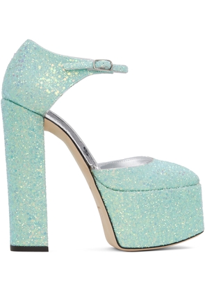 Giuseppe Zanotti Blue Bebe Heels