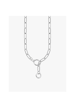 Womens Thomas Sabo Link Sterling-Silver and Zirconia Chain Necklace
