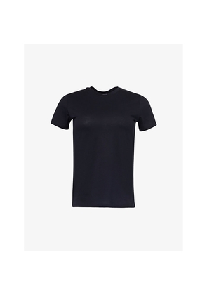 Womens Vince Essential Round-Neck Cotton-Jersey T-Shirt