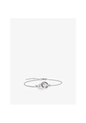 Womens Thomas Sabo Together 925 Sterling-Silver and Coloured-Zirconia Pendant Bracelet