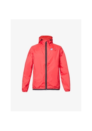 Mens Comme Des Garcons Play Comme Des Garçons Play x K-Way Hooded Shell Jacket