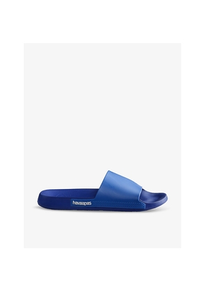 Womens Havaianas Classic Logo-Embellished Rubber Sliders