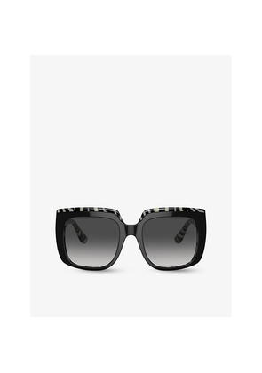 Womens Dolce & Gabbana Dg4414 Square-Frame Acetate Sunglasses
