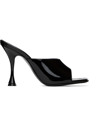 Magda Butrym Black Square Toe Mules