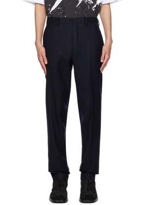 Dries Van Noten Navy Slim-Fit Trousers