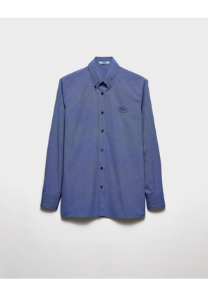 Embroidered fil-à-fil shirt