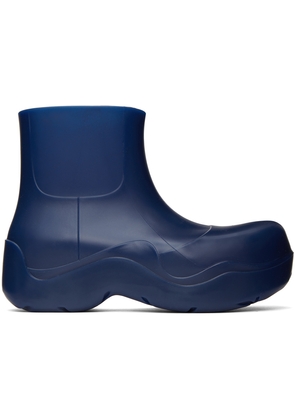Bottega Veneta Blue Puddle Boots