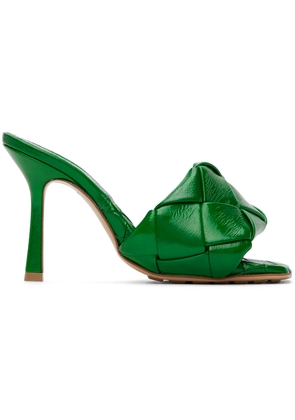 Bottega Veneta Green Lido Mules