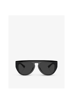 Womens Ferrari Fh2005U Pilot-Frame Acetate Sunglasses