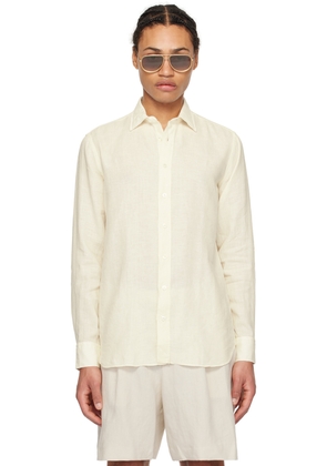 Lardini Off-White Button Shirt