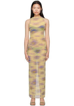 BINYA Green Saturno Maxi Dress