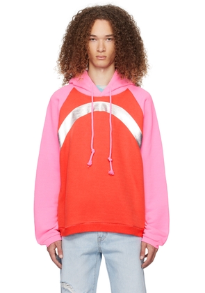 ERL Pink & Red Rainbow Hoodie
