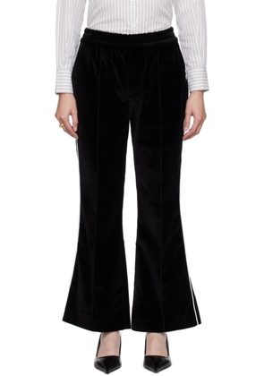 Ernest W. Baker Black Flared Lounge Pants