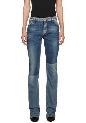 Balmain Blue Western Bootcut Jeans