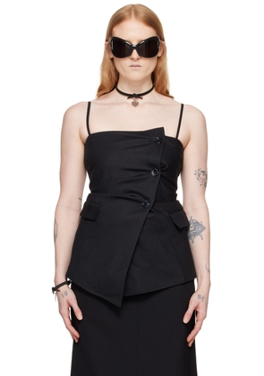 Acne Studios Black Strap Tank Top