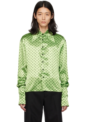 Theophilio SSENSE Exclusive Green Shirt