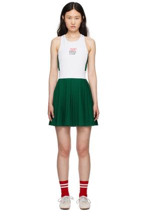 Palmes SSENSE Exclusive Off-White & Green Forest Dress