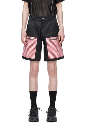Olly Shinder Black Gingham Shorts