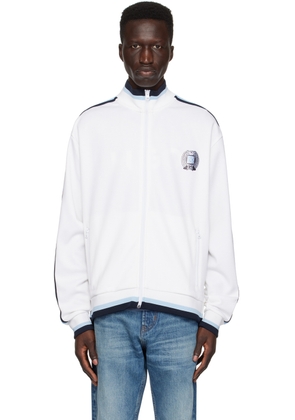 Hugo White Zip Sweater
