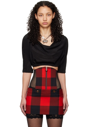 Vivienne Westwood Black Dirndl Blouse