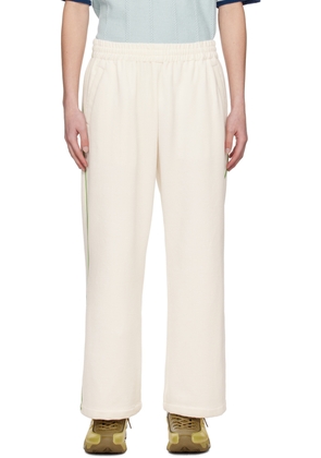 RICE NINE TEN Off-White Piping Lounge Pants