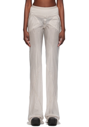 Rick Owens Off-White Jumbo Lounge Pants