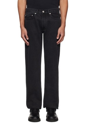 A. P.C. Black New Standard Jeans