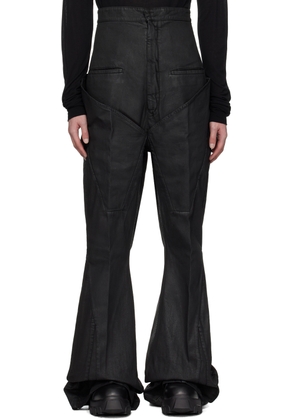 Rick Owens Black Dirt Slivered Jeans