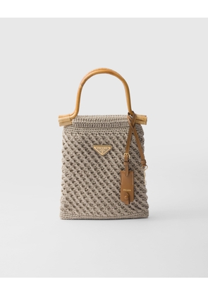 Mini cotton crochet handbag