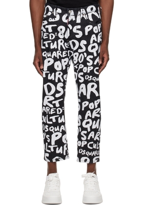 Dsquared2 Black Sprout Factory Bro Jeans