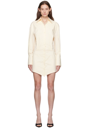 The Attico Off-White Silvye Minidress