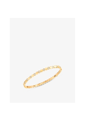 Bee De Chaumet 18ct Yellow-Gold and 0.95ct Diamond Bangle