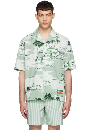 Maison Kitsuné Green Resort Shirt