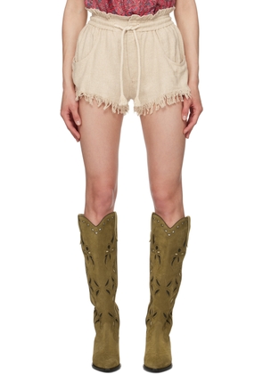 Isabel Marant Etoile Beige Talapiz Shorts