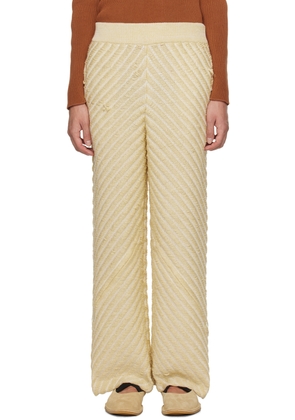 Isa Boulder SSENSE Exclusive Beige Trousers