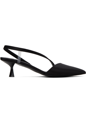 Stella McCartney Black Iconic D'Orsay Heels