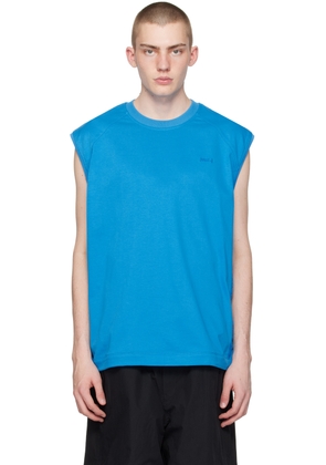 Juun. J Blue Embroidered Tank Top