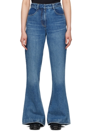 AARON ESH Blue Faded Jeans